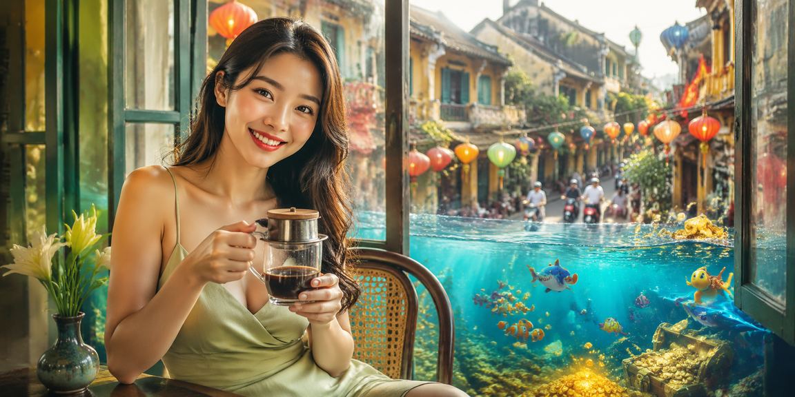 Người dùng chuẩn bị cài ứng dụng Android tại quán cà phê Hà Nội